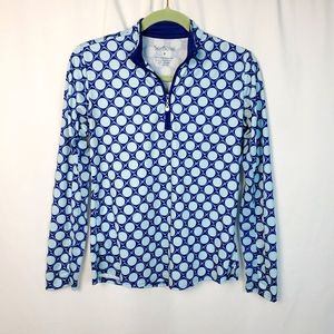 San Soleil cooling zip up top golf